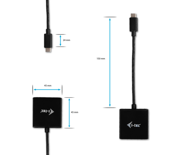 i-tec Adapter USB - C - VGA (D-SUB) - 456334 - zdjęcie 3